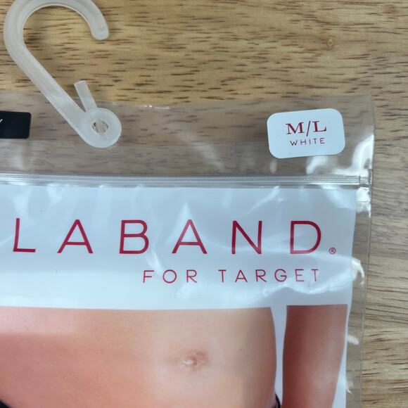 Isabel Maternity White Bellaband - Size Medium/Large - NWT - Picture 3 of 5